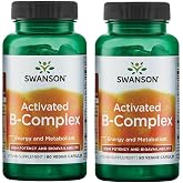 Swanson Activated B-Complex, High Potency, 60 Veggie Capsules, 2 Pack