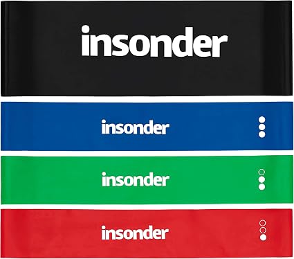 Fitnessbander Set 4 Premium Latex Bander Mit Ebook Fur Ubungen