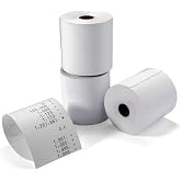 Victor Thermal Paper Roll For Printing Calculators &amp; Cash Registers, 3 Pack, 165 ft (70803)