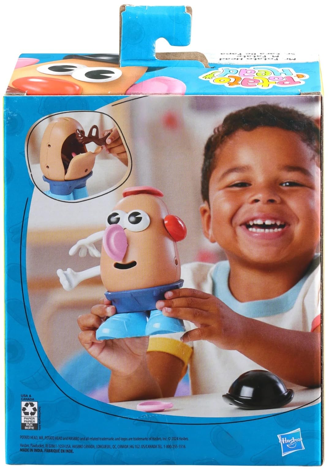 Hasbro Playskool Mr Potato Head Toy, 13 Pieces, Classic Kids Toy, Includes Blue Stand, For Ages 2 and Up