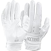 Nxtrnd G3 Pro Padded Football Gloves, Sticky Padded Receiver & Lineman Gloves