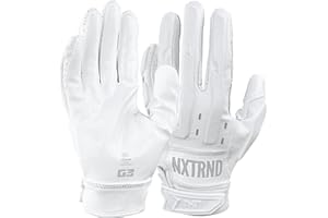 NXT NXTRND Nxtrnd G3 Pro Padded Football Gloves, Sticky Padded Receiver & Lineman Gloves