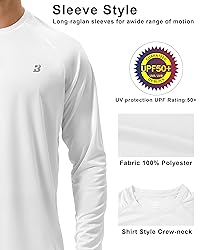 Roadbox Mens UPF 50+ UV Sun Protection Shirts