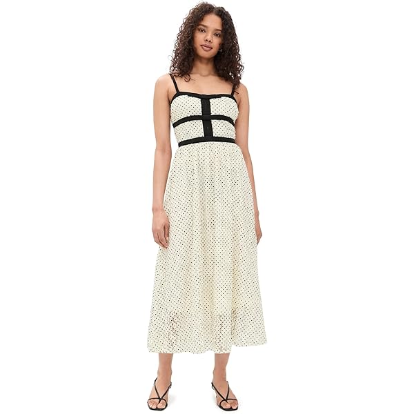 MOON RIVER Women's Striped Knit Top Midi Dress, Cream, S at Amazon Women's  Clothing store
