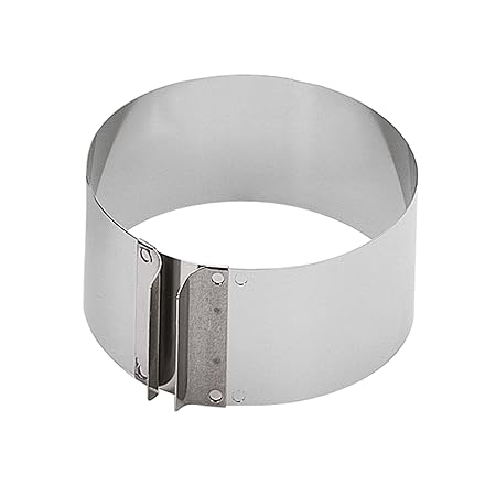 Kaiser Tortenring, Edelstahl, Ø 16,5, 32 cm, Höhe 7 cm in Faltschachtel