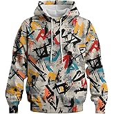 CZLBTFTP Mens Hipster Hip Hop Hoodie Novelty Long Sleeve Hooded Sweatshirt Pullover