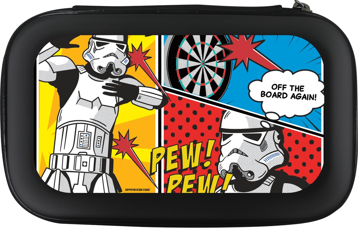 Shepperton Design Studios Original Stormtrooper Officially Licensed Dart Case Storage Wallet, W2, Pew Pew (W653)