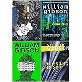 Sprawl Series Complete 4 Books Collection Set by William Gibson (Neuromancer, Count Zero, Mona Lisa Overdrive & Burning Chrom