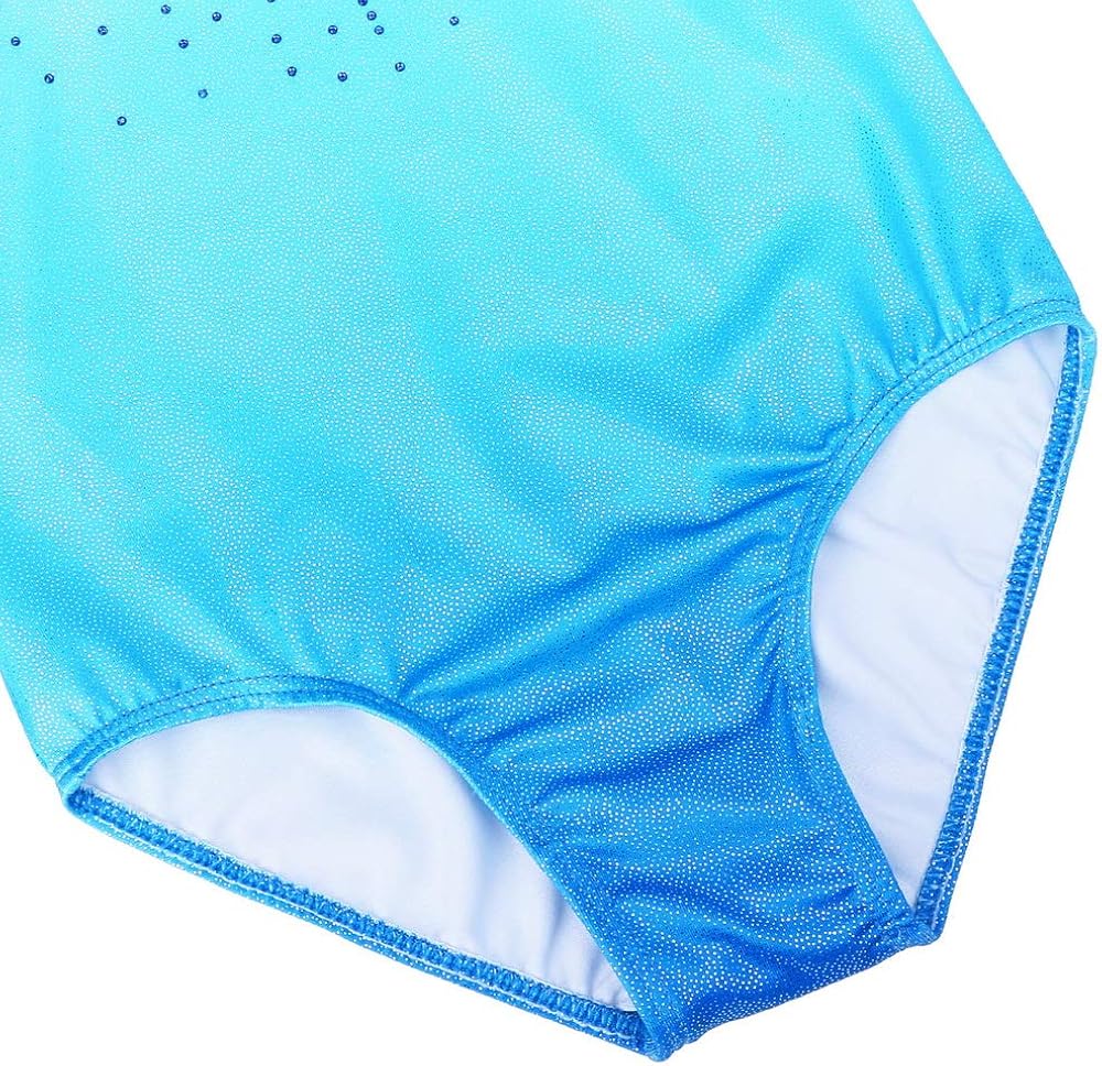 BAOHULU Girls Gymnastics Leotards One-Piece 3-14 Years Practice Outfit: Clothing