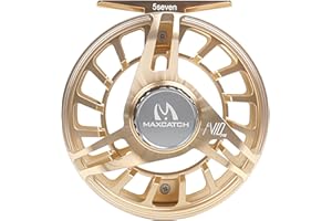 Maxcatch AVID PRO Fly Fishing Reel with CNC-machined Aluminum Body Super Large Arbor Design-3/5, 5/7, 7/9,9/11 Weights