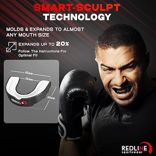 PCs Premium Custom Molded Boxing Mouth Guard with case, Professional  Mouth Guard for Braces for Sports BPA