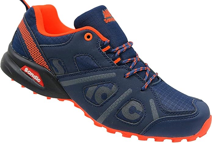 Herren Sportschuhe Sneaker Turnschuhe Schuhe Gr.41-46 Art.-Nr.2856 Navy-orange