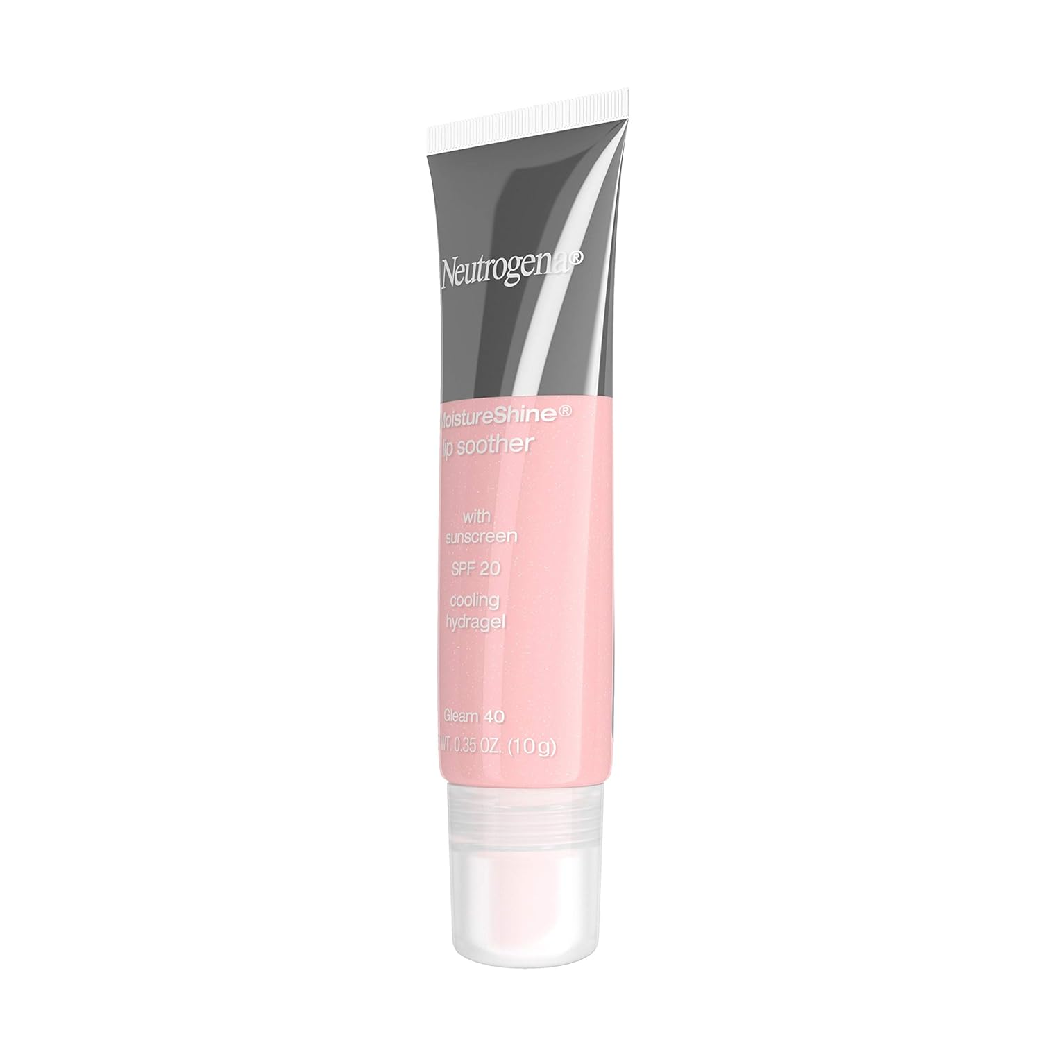 Neutrogena MoistureShine Lip Soother Gloss with SPF 20 Sun Protection, High Gloss Tinted Lip Moisturizer with Hydrating Glycerin and Soothing Cucumber for Dry Lips, Gleam 40.35 oz : Lip Balms And Moisturizers : Beauty