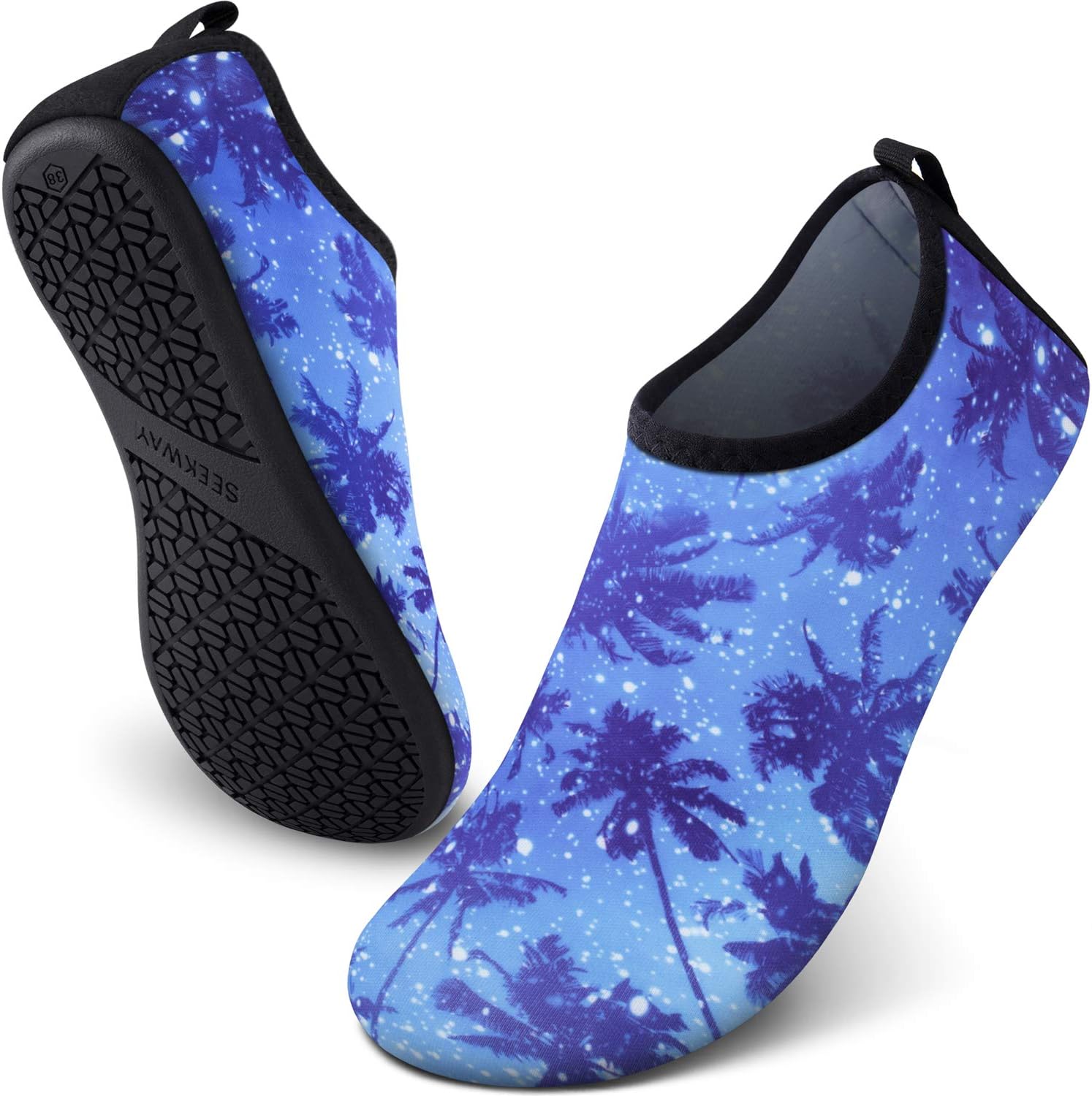 Womens and Mens Water Shoes Barefoot Quick-Dry Aqua Socks Slip-on for Outdoor Beach Swim Yoga
