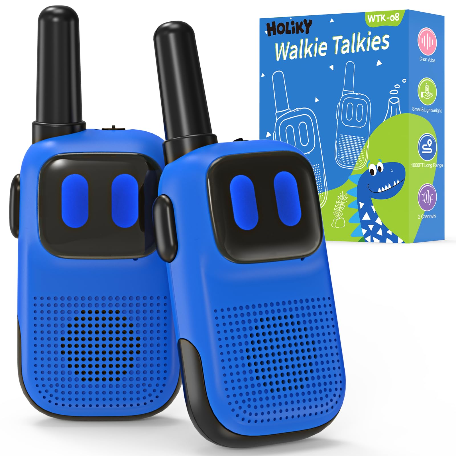 Photo 1 of Holiky Toys for Ages 5-7 Boys Girls, Walkie Talkies for Kids 1000FT Range 2 Channels 2 Way Radio Toy Christmas Birthday Gifts for Girls Boys Ages 3 4 5 6 7 8 9 Camping Hiking Outdoor Games
