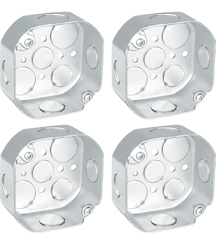 Orbit 4" Octagonal Steel Electrical Box 1-1/2" Deep - With 1/2" & MKO Knockouts