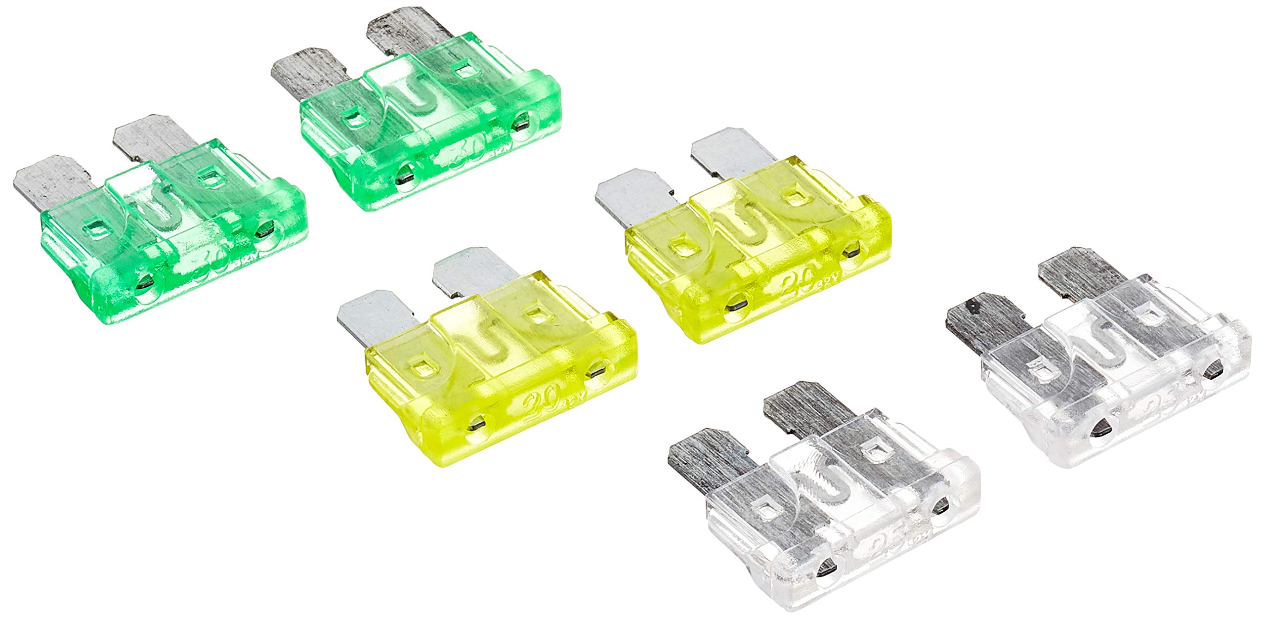 In Phase Linx LATCF2 Pack of 6 ATC Blade fuses 20amp/ 25amp/ 30amp