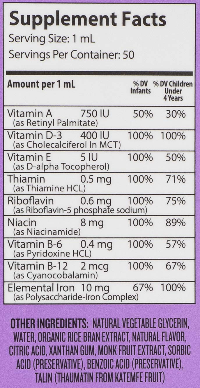 NovaFerrum YUM Multivitamin with Iron for Infants and Toddlers