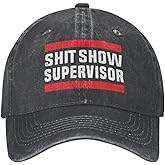 Shit Show Supervisor Hat for Women Baseball Cap Vintage Caps