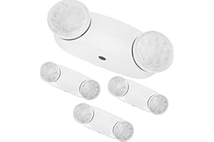 Puzau 4Pack LED Emergency Lights, LED Emergency Light, LED Emergency Light with Battery Backup, Emergency Lights for Business, LED Emergency Light for Business, AC110/277V Emergency Lighting.