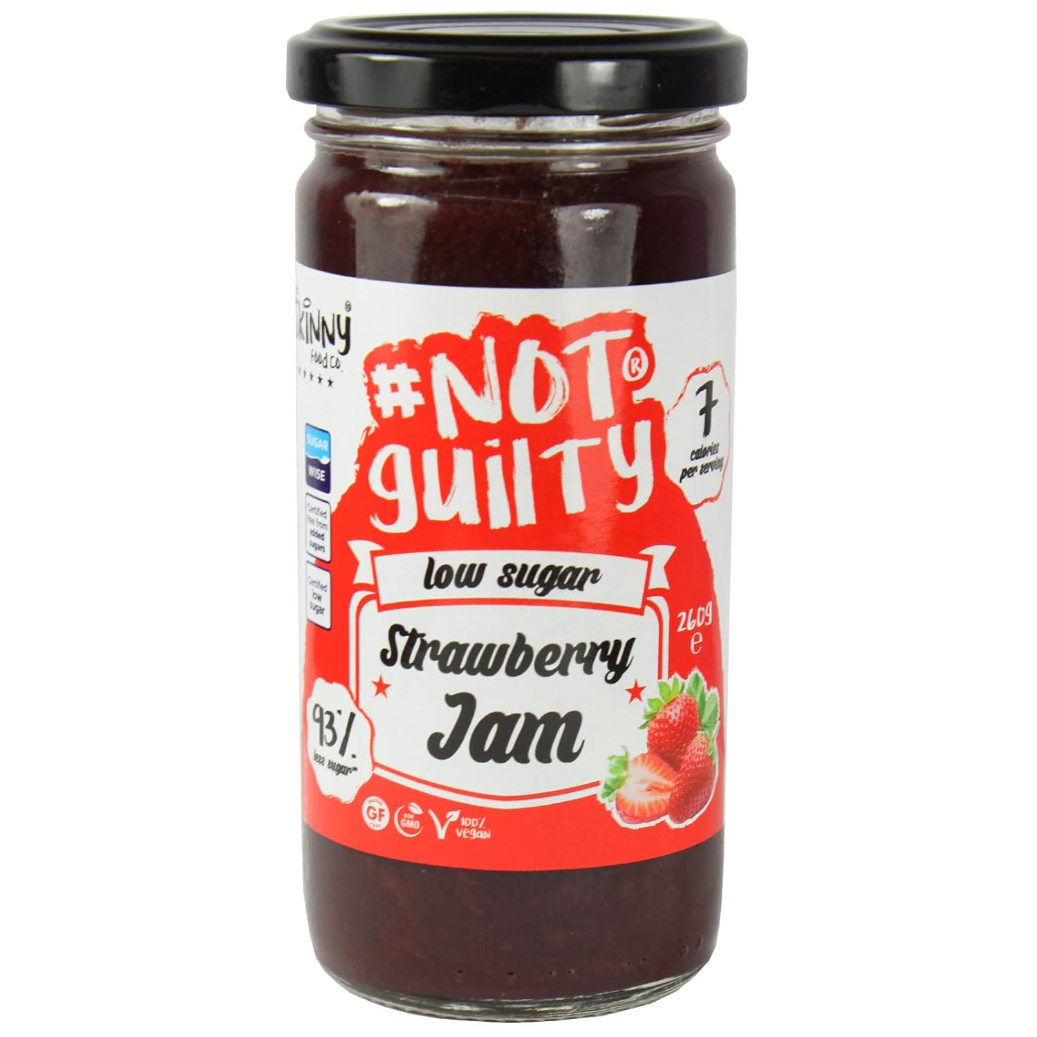 Skinny Foods Low Calorie Low Sugar Jam (Strawberry) Amazon.co.uk Grocery