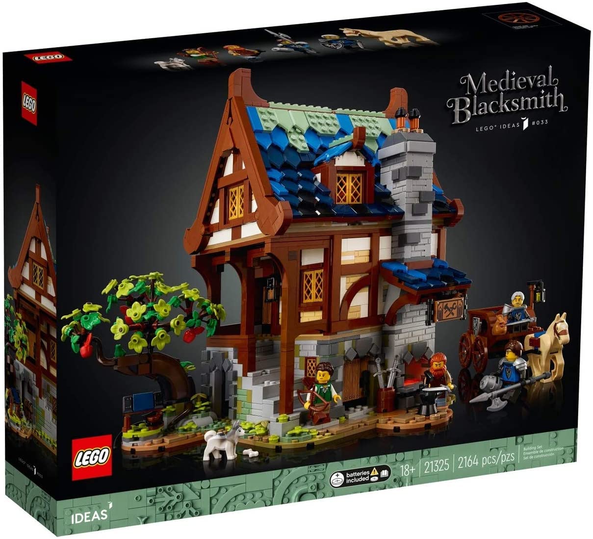 Lego Ideas Medieval Black smith Shop 21325