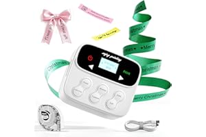 Phomemo Label Maker Machine with Tapes F12 Handheld Label Makers Backlit-LCD Screen Rechargeable Bluetooth Labeler One-Click Print Date with Magnetic Ribbon Printer Machine for Christmas Decorations