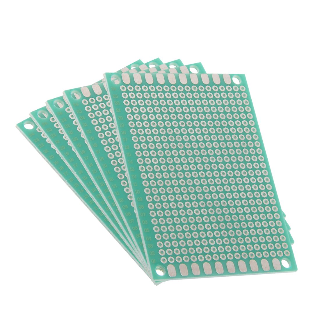 Sourcingmap 5x7cm Single Sided Universal Printed Circuit Board for DIY Soldering 5pcs
