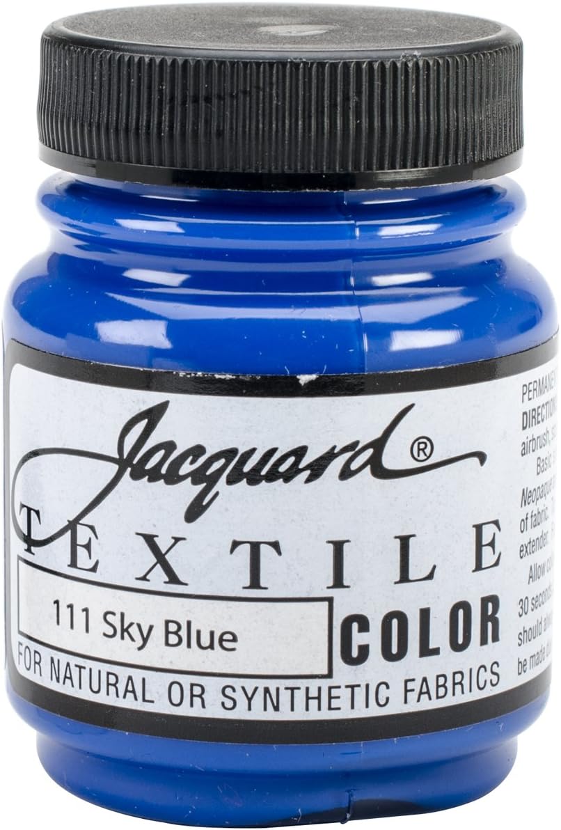 Jacquard Products Sky BlueTextile Color Paint, Acrylic, Multicolour, 4