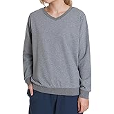 Weintee Women's Petite Cotton Sweatshirts for 5 FT Short