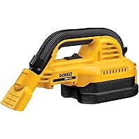 DEWALT 20V MAX Cordless Vacuum, Wet/Dry, Portable, 1/2-Gallon, Tool Only (DCV517B)