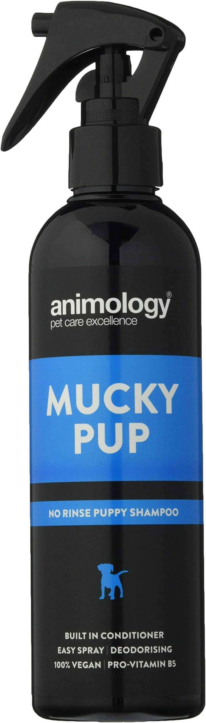 Animology Mucky Pup No-Rinse Shampoo Puppy Spray 250ml Twin Pack