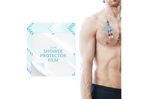 JJ CARE Shower Protector [Pack of 14], 9x9 Dialysis Catheter Shower Shileds Wound Cover, PICC Line Water Barrier, Colostomy Waterproof Bandage Protector, 2 Week Supply