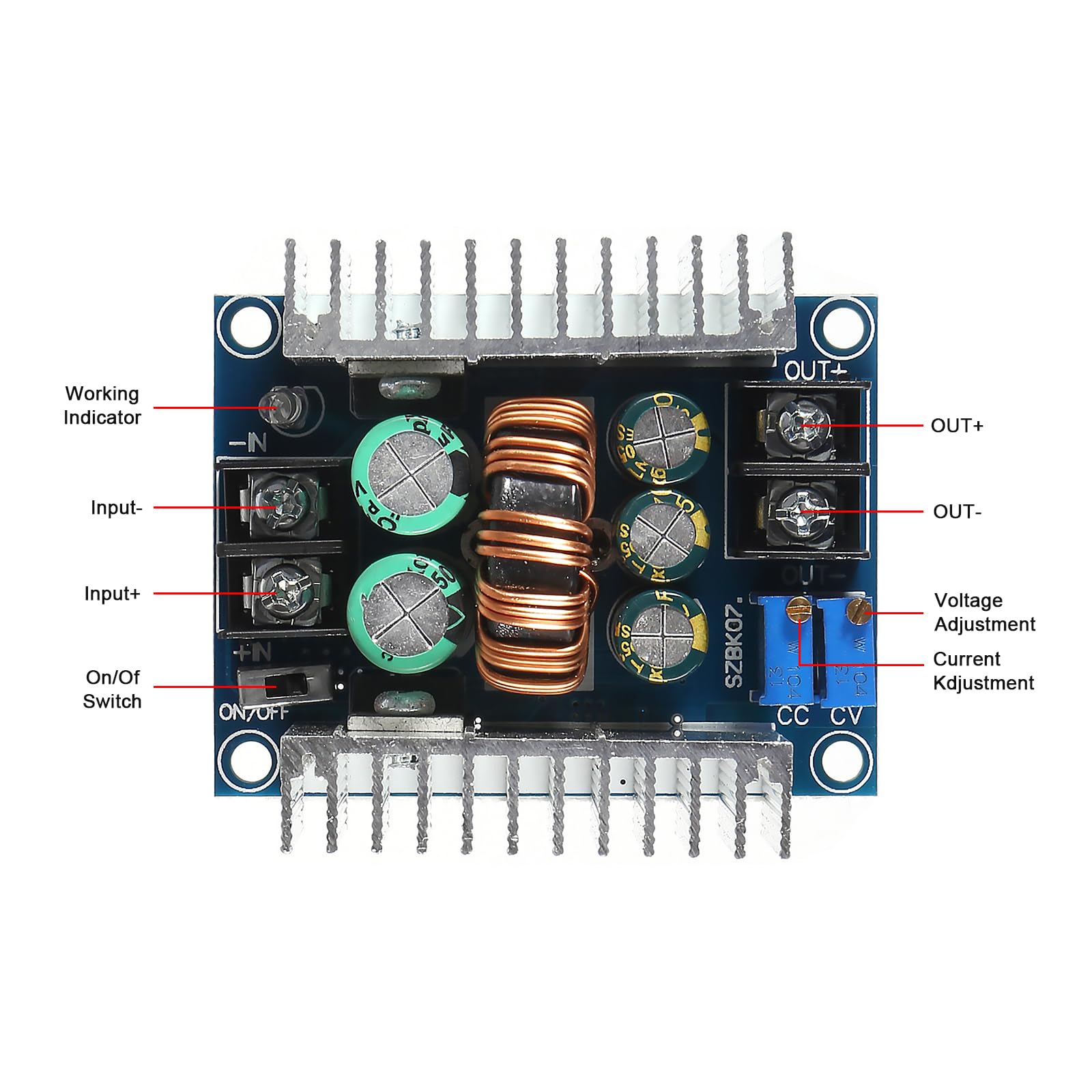 Mua XIITIA 4pcs 20A 300W CC CV Step Down Module Adjustable DC 6-40V to ...
