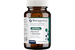 Metagenics E-400 Selenium Supplement - Vitamin E & Selenium Antioxidant Formula with Calcium & Phosphorus - Supports Immune, 