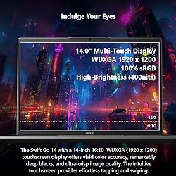 Acer Swift Go 14 Laptop | 14" 1920 x 1200 Touch