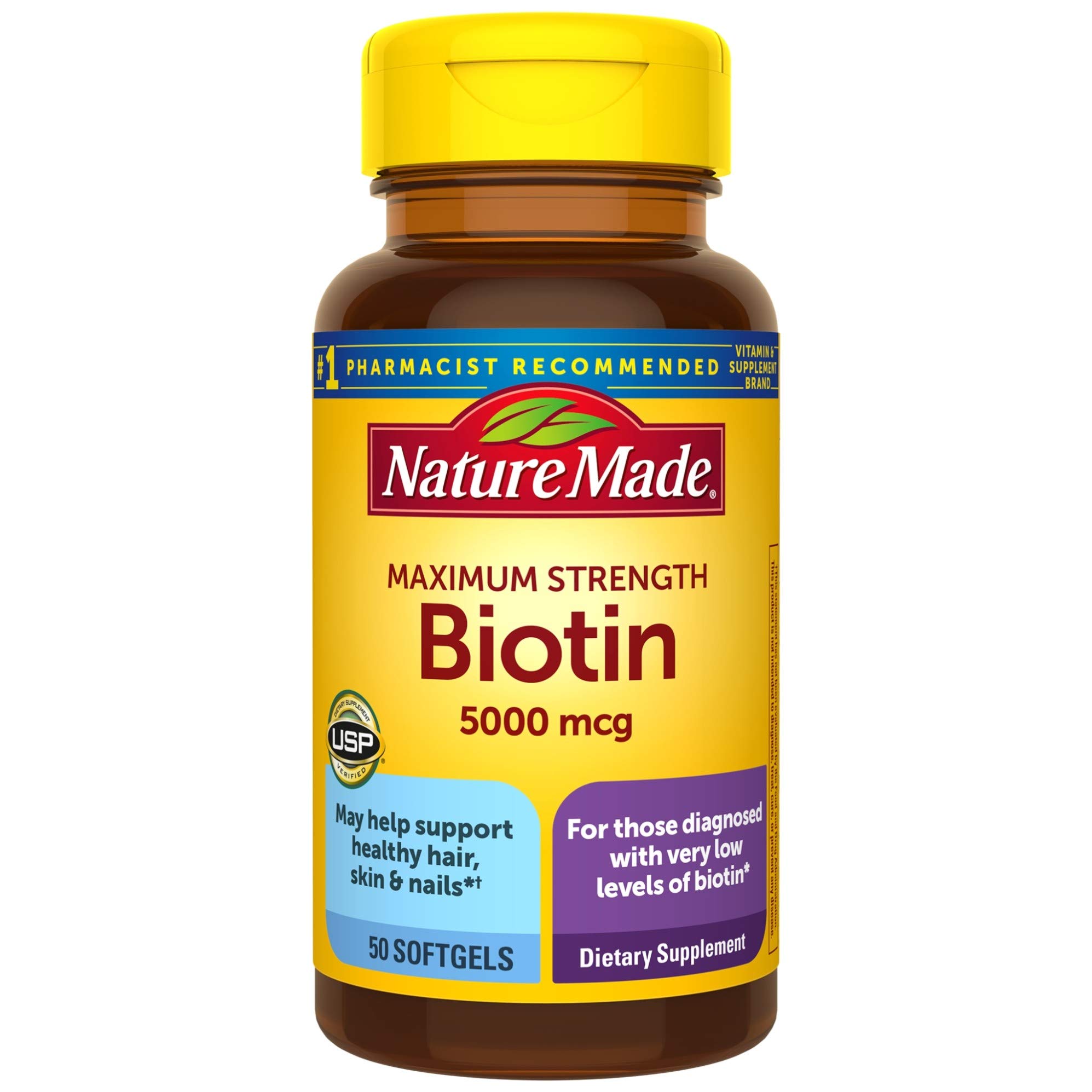 Nature Made Maximum Strength Biotin 5000