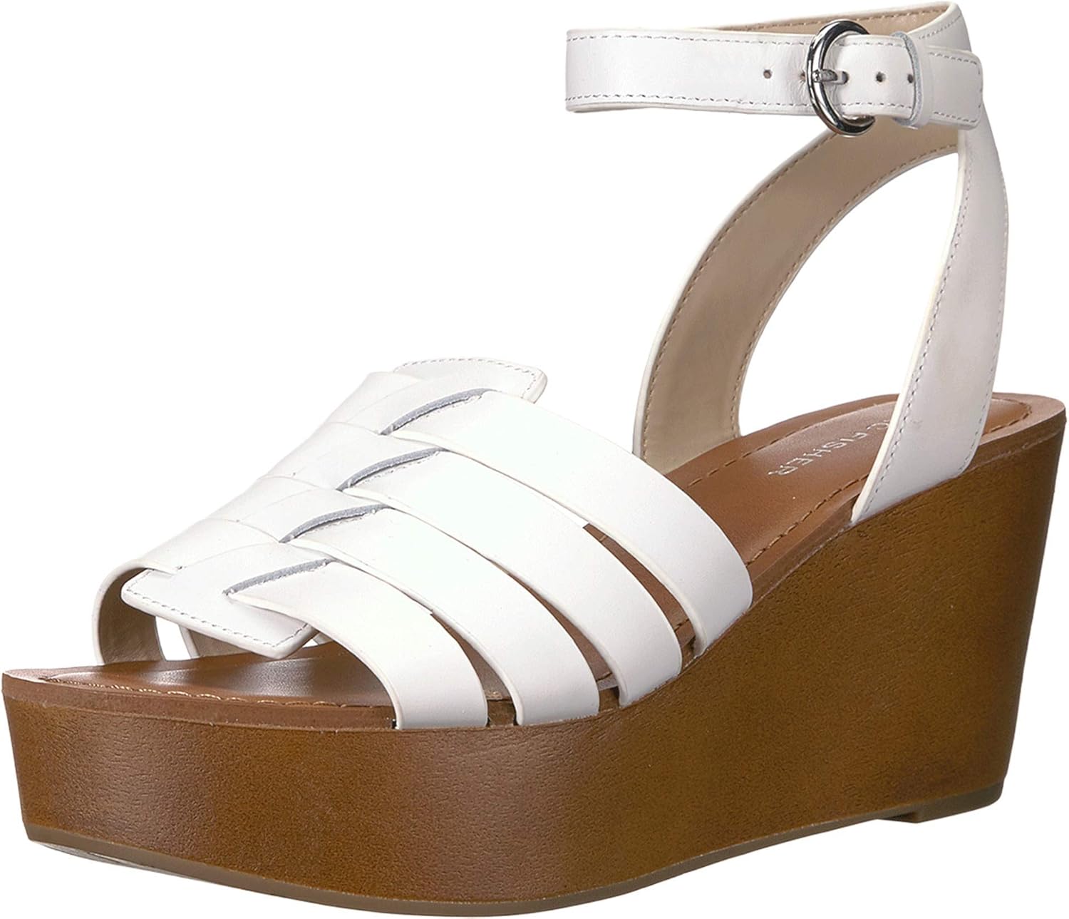 marc fisher white sandals