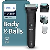 Philips Body Groomer 5000 Series - Trimmer for Men with Triple Protect Shave System, Intimate Trim & Shave, Interchangeable H