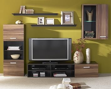 Euro Interiors New Living Room Furniture Set Wood Effect
