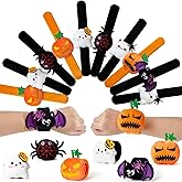 Winrayk Stuffed Animal Plush Slap Bracelets Halloween Party Favors Kids, Snap Bracelets Bulk Wristband (6 Style), Birthday Exchange Gift Pinata Filler Goodie Bag Stuffer Halloween Party Supplies Decor