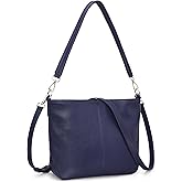 befen Genuine Leather Purse for Women Soft Crossbody Purse Hobo Bag Women's Shoulder bag Handbags with 2 Removable Straps