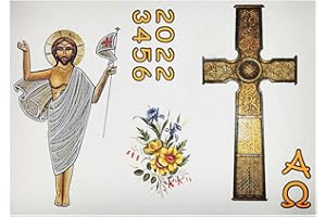 Sticker for Paschal Candle, Set B