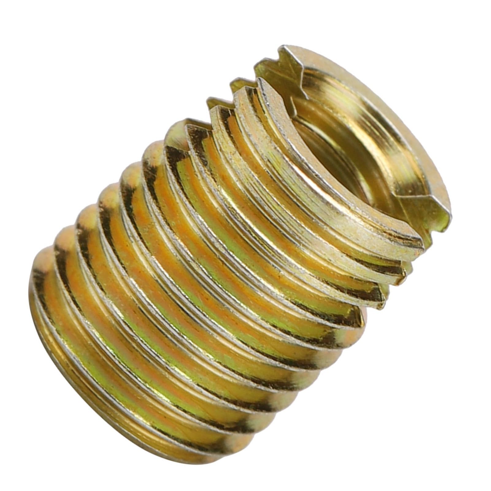 Thread Inserts 20Pcs 302 Carbon Steel Self-Tapping Thread Insert Screw Repairing Accessories(Inner M12*1.75 Outer M16*1.5 22mm / 0.9in)