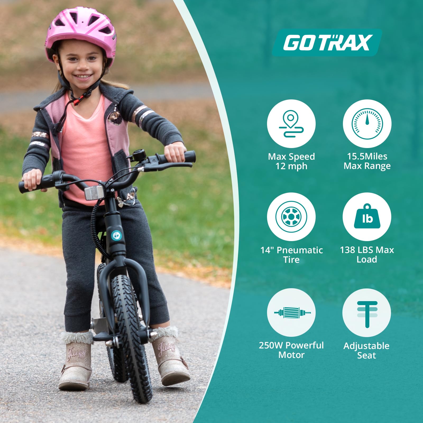 Gotrax Electric Balance Bike for Kid, 14