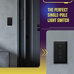 ENERLITES Toggle Light Wall Plate Bundle, Single
