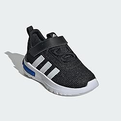 adidas Kids Racer TR23 Sneaker, Black/White/Team