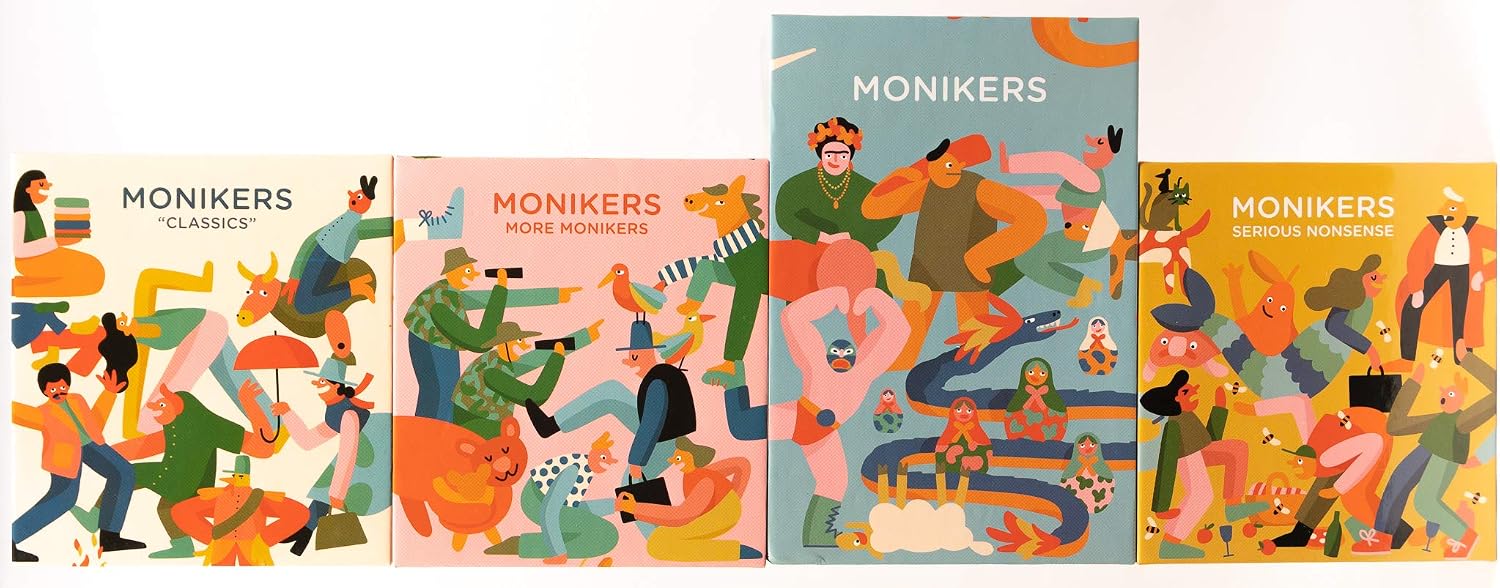 Monikers Card Game - The perfect party game for 17+ years, Multicolor, 2.5 inches x 7 inches x 4.1 inches - Image 5