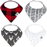 Parker Baby Bandana Drool Bibs for Boys, Girls & Unisex - Soft & Stylish Teething Bibs for Babies