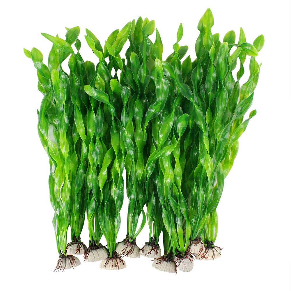 MyLifeUNIT Artificial Seaweed Water Plants for Aquarium, Plastic Fish